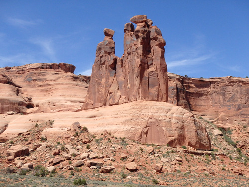 Arches NP, UT, by Tandem Bicycle.
