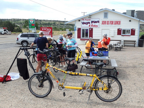 The Bee was ready - Time to test ride and fine tune each person's ride.