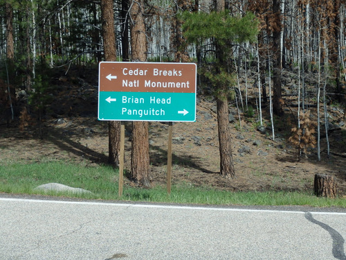 We turned right.