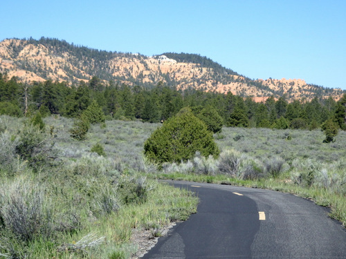 Riding west, parallel to UT-12.