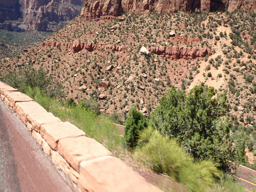We were now in the Zion Mountain Switchbacks.