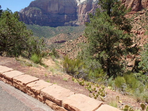 We were now in the Zion Mountain Switchbacks.