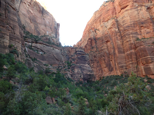 Hiked up the Grotto Trail.