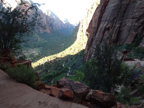 Hiked up the Grotto Trail.