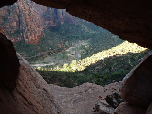 Hiked up the Grotto Trail.