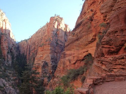 Hiked up the Grotto Trail.