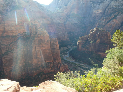 Hiked up the Grotto Trail.