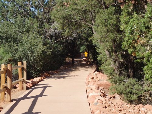 Cycling through Zion NP's Virgin Valley.