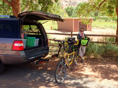 Terry and I had prepared the Bee for riding.
