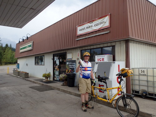 GDMBR: First-Thing, I loaded the Captains Bottle with Coffee.