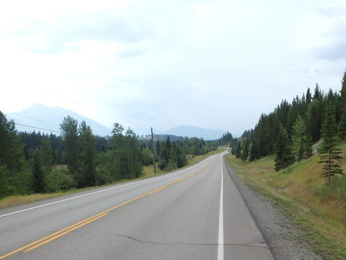 GDMBR: Southbound on BC Hwy 43, Canada.