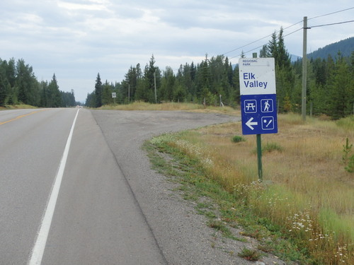 GDMBR: Southbound on BC Hwy 43, Canada.