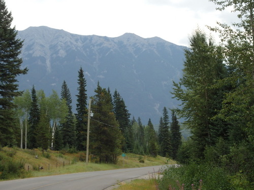 GDMBR: Southbound on Lower Elk Valley Road, BC, Canada.