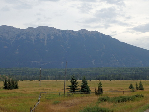 GDMBR: Southbound on Lower Elk Valley Road, BC, Canada.