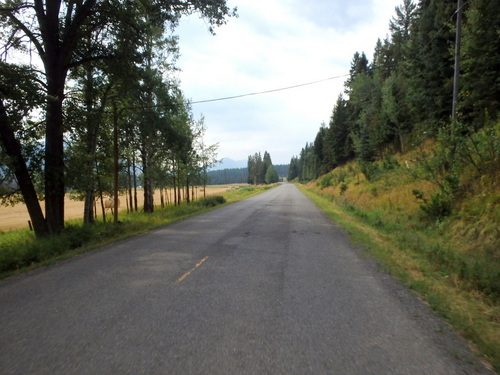 GDMBR: Southbound on Lower Elk Valley Road, BC, Canada.