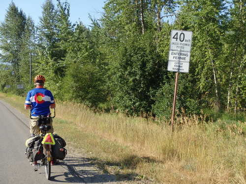 GDMBR: Fernie City Limits.