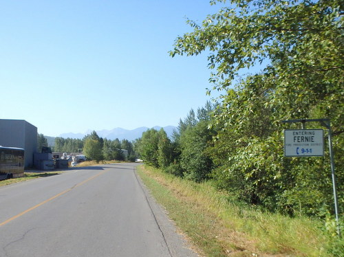 GDMBR: Fernie City Limits.