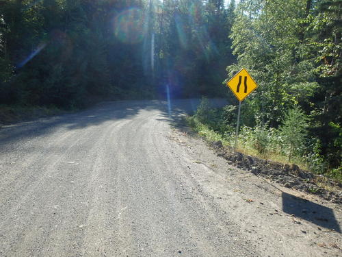 GDMBR: Riding south on Cokato Road.