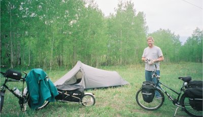 Camping on top of the Grand Mesa of Colorado.