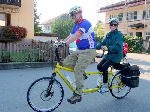 Dennis and Terry Struck on the Bee (da Vince Tandem).