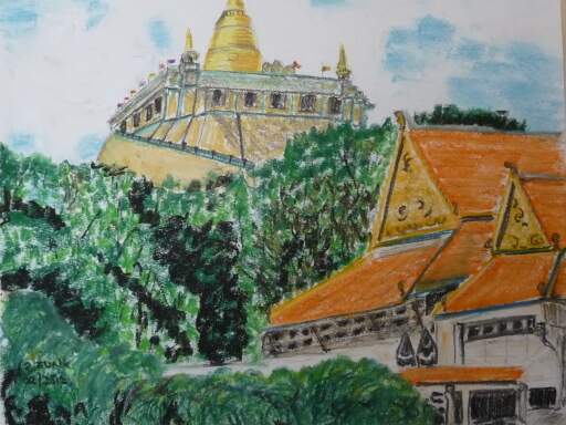 Golden Mount, Bankok, 2012.