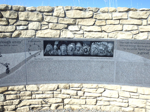 A Monument to the Chiefs and Fighting Participants of many Nations.