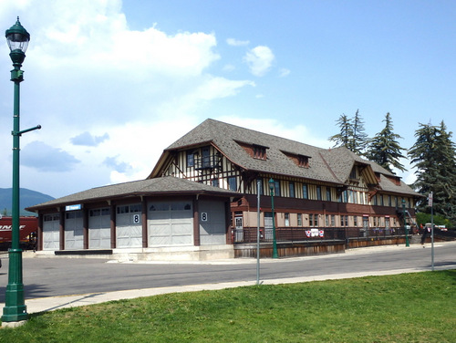 Whitefish, Montana, Great Northern Railway Depot.