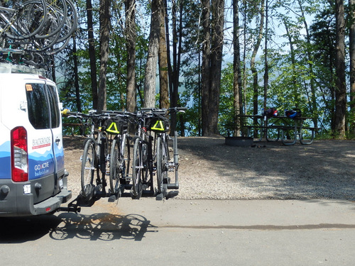 Apgar Campground on the west end of Lake McDonald.