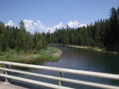 Crossing McDonald Creek.