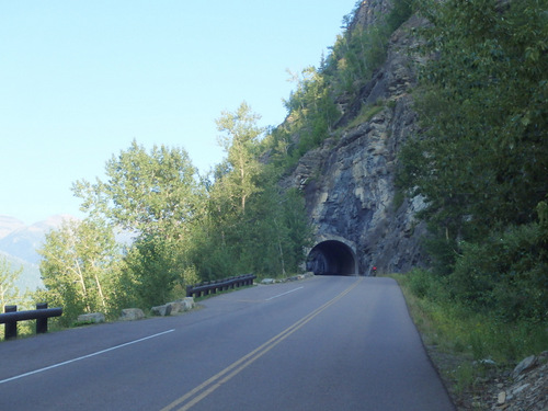 The Tunnel on Going to the Sun Road.