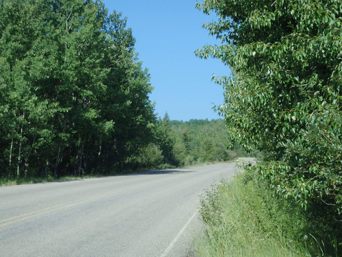 Riding the MT-17 leg to the Canadian Port of Entry.