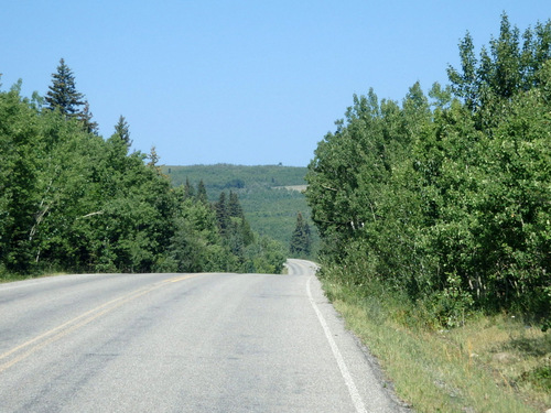 Riding the MT-17 leg to the Canadian Port of Entry.