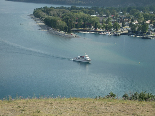 This was the Ferry Boat that brought Terry home from the Crypt Lake Hike.
