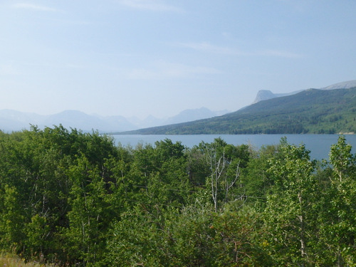 Looking SW across Lower St Mary Lake.