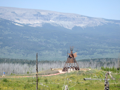 An educational information center for the Blackfeet Indians.
