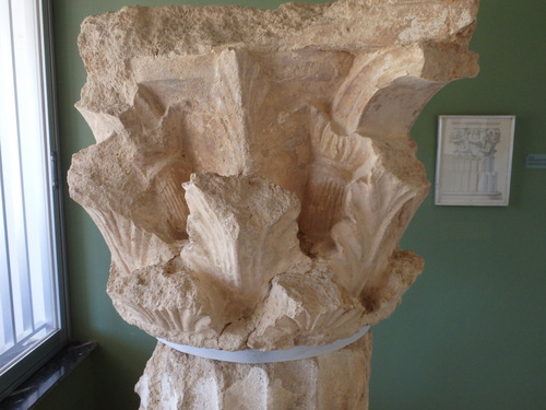 This is a [damaged] Corinthian Capitol, we're in Corinthia!