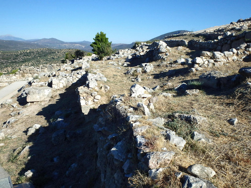 Grave Circle A, Area.