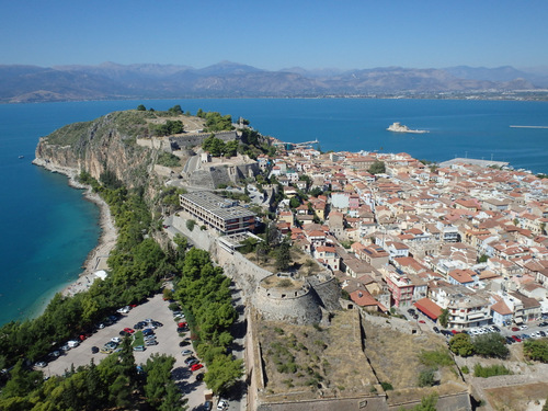 The climb to Castle Palamidi, Nafplio.