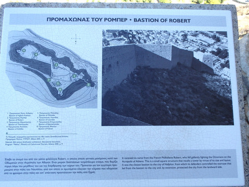 The climb to Castle Palamidi, Nafplio.