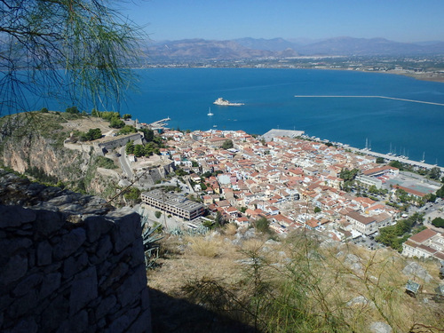 The climb to Castle Palamidi, Nafplio.