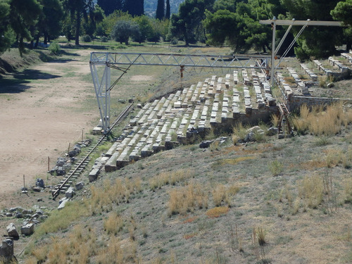 Epidaurus, Stadium viewing.