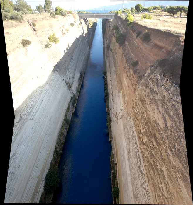 Isthmus of Corinth.