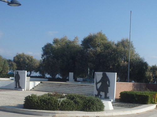 Cycling the Gulf of Corinth's coast.