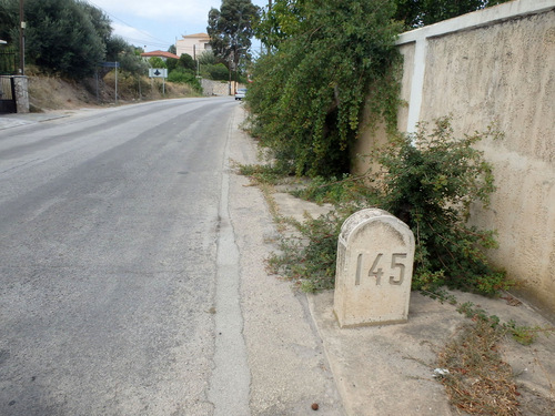 Cycling the Gulf of Corinth's coast.