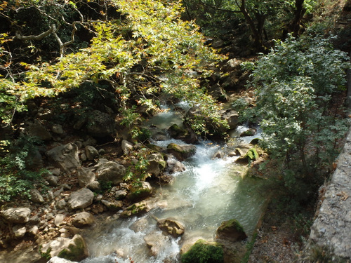 Train Ride from Diakofto to Kalavrita, Greece.