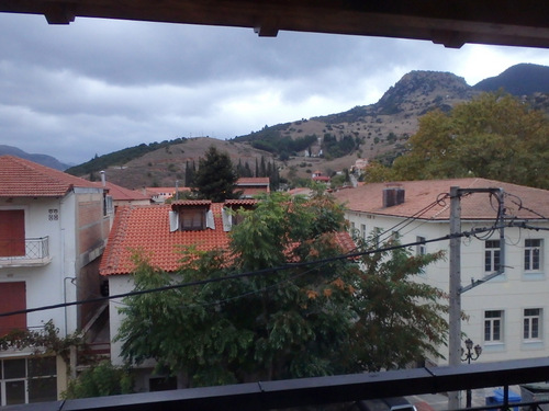 Our morning view, we did not know what the weather was going to do.