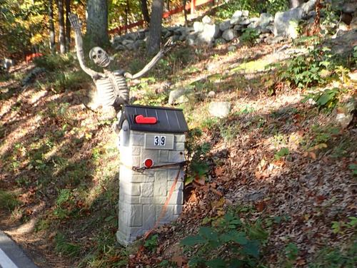 Roadside Halloween Decoration.