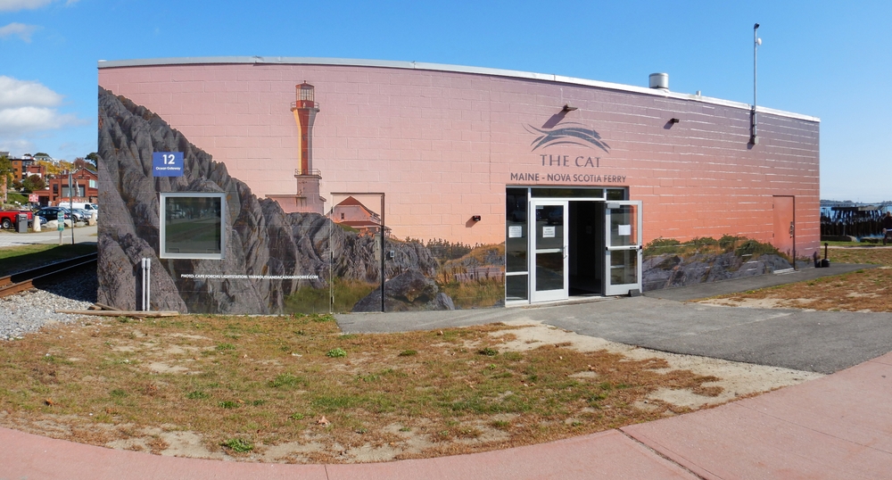  Nice mural on the Nova Scotia Ferry Building.