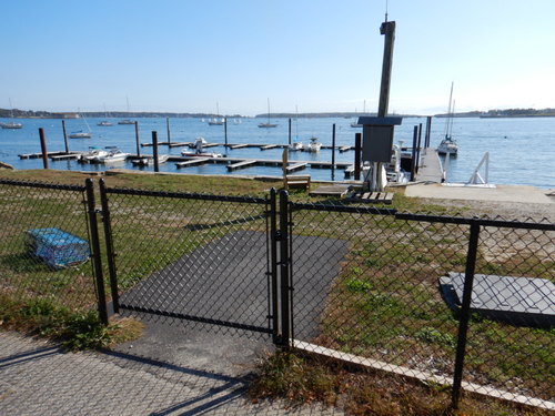 We were on the East End Pathway (for people and bikes only).