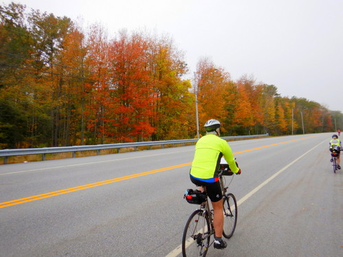 Autumn in Maine: Gary, Lil Karen, Vickie.